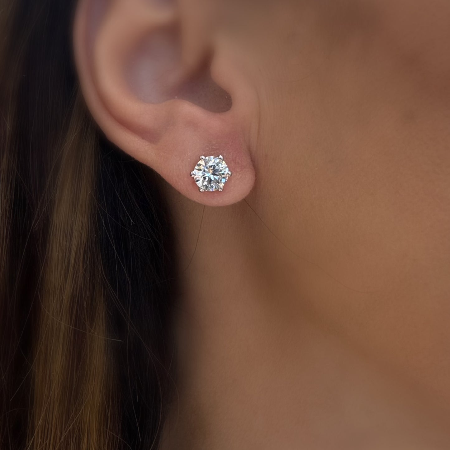 2.60CT's SOLITAIRE STUDS