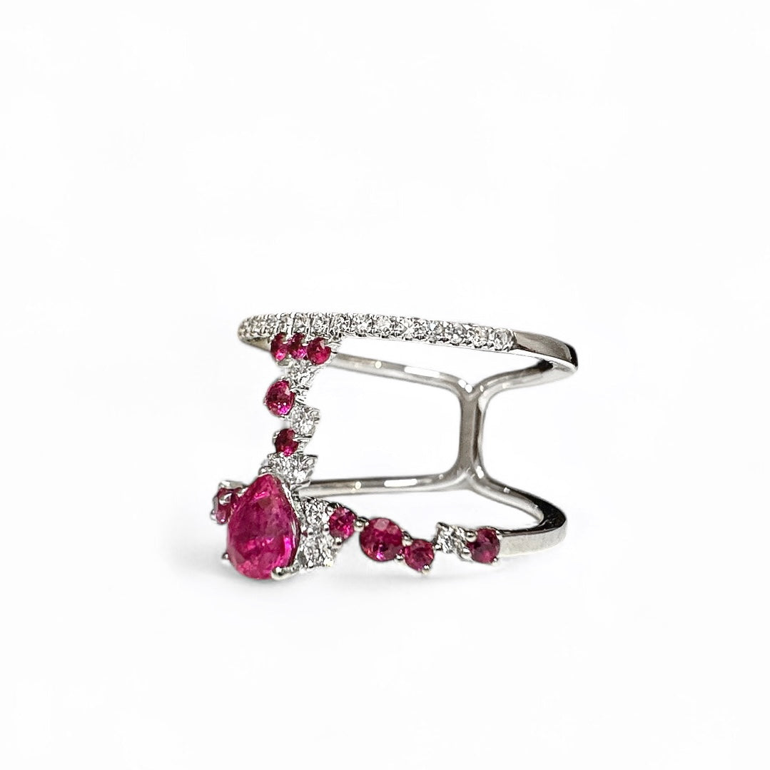 'HELENA' DIAMOND & RUBY