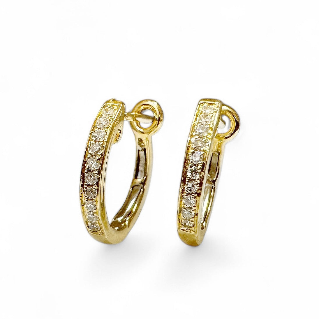 MINI DIAMOND HOOPS