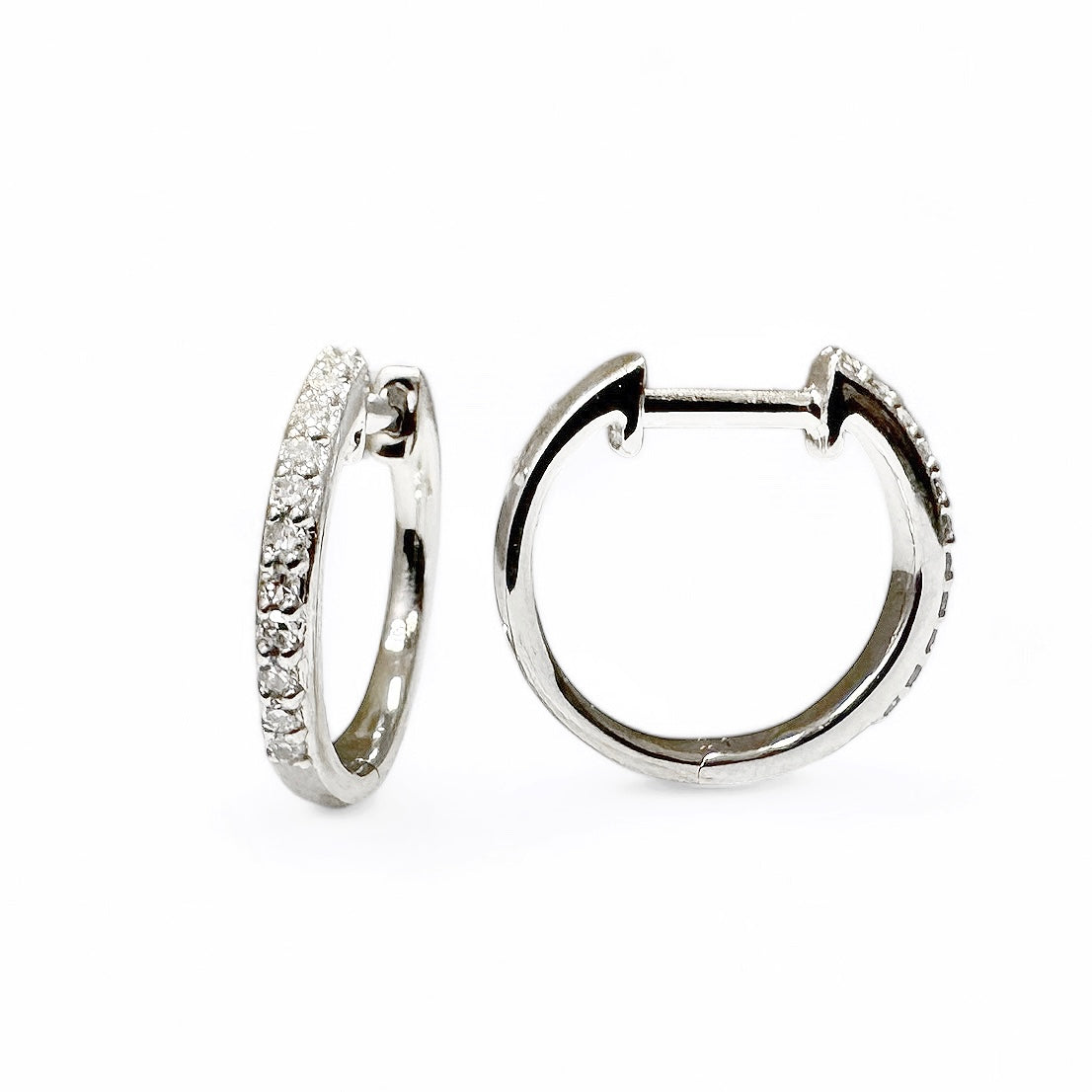 MINI DIAMOND HOOPS