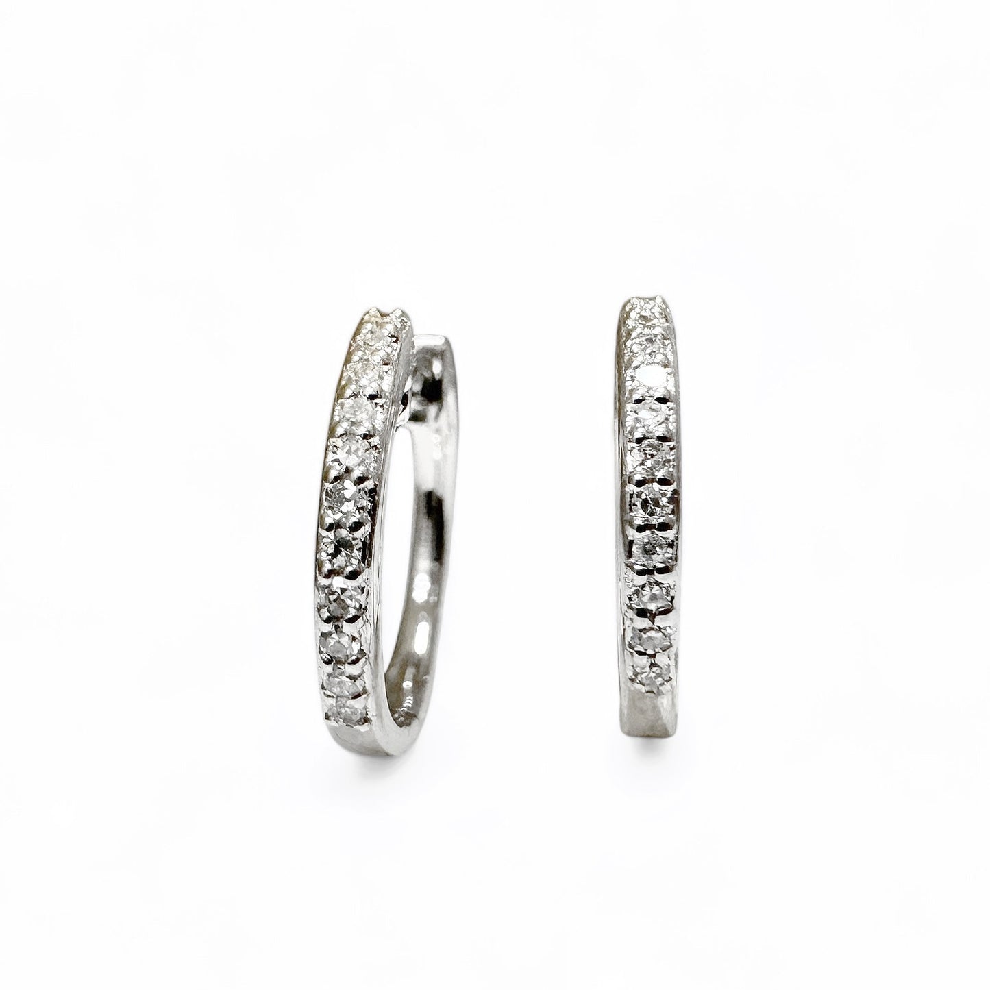 MINI DIAMOND HOOPS