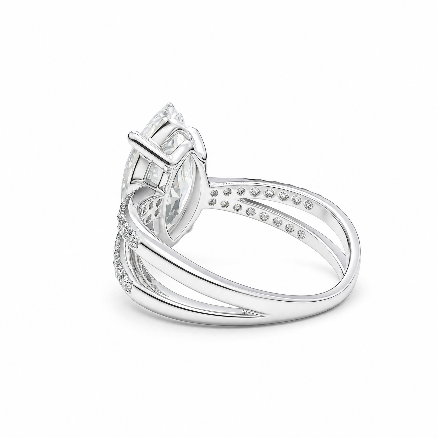 3.02 CT MARQUISE WITH SIDE DIAMONDS