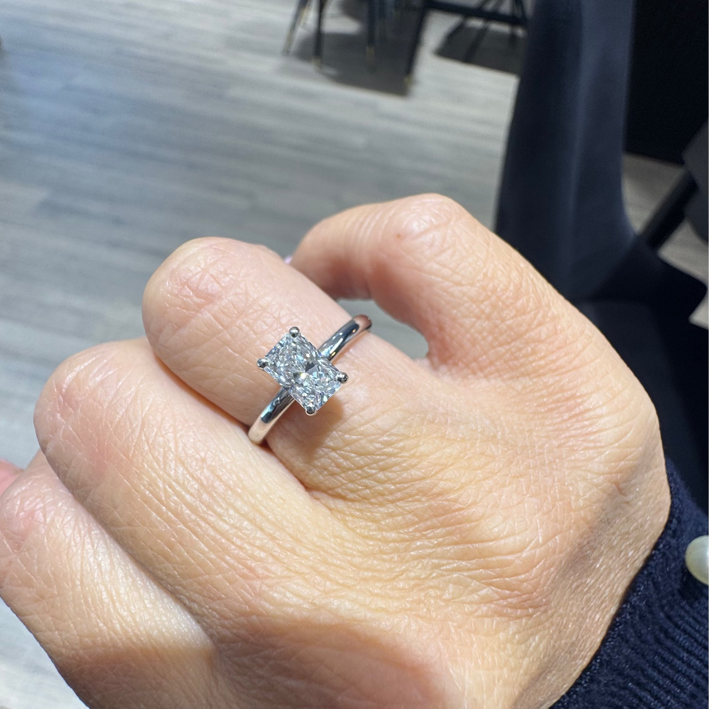 1.02 CT RADIANT SOLITAIRE