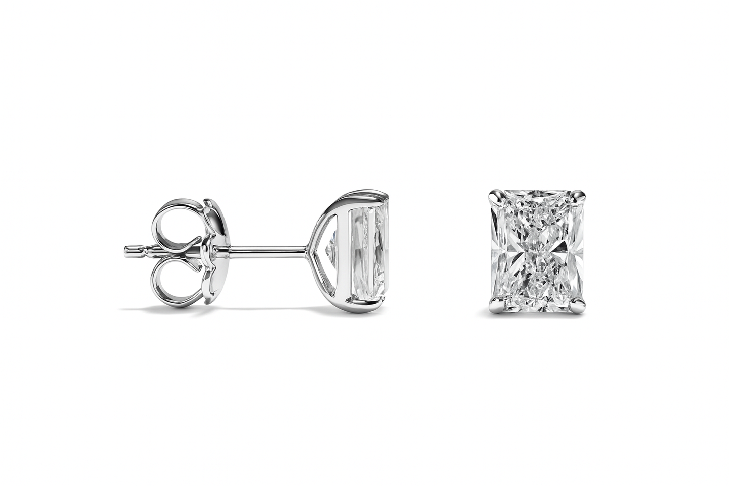 RADIANT SOLITAIRE EARRINGS