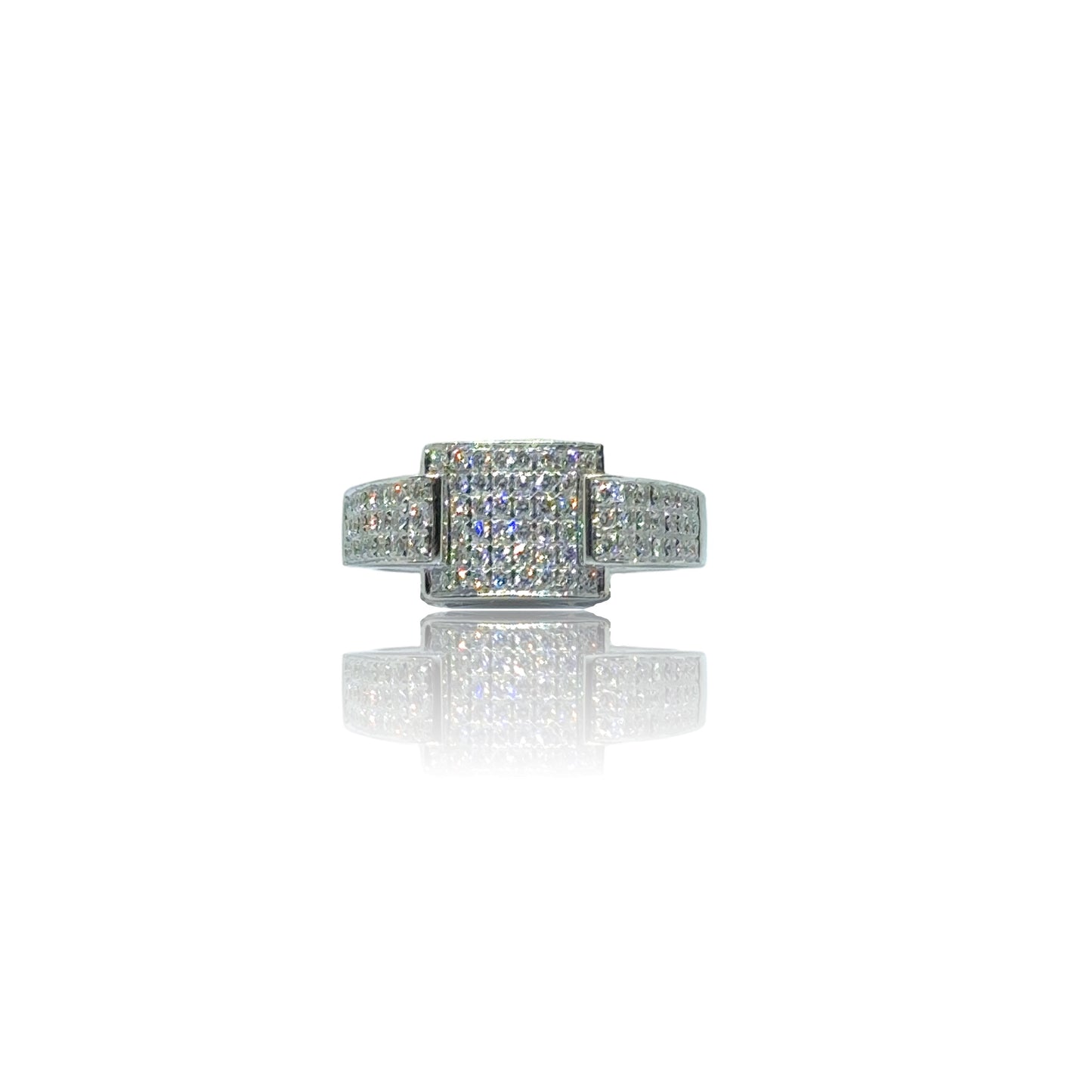 Pave diamanten ring