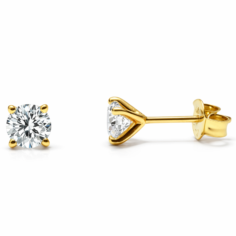 1.00 CT 4 PRONGS SOLITAIRE STUDS
