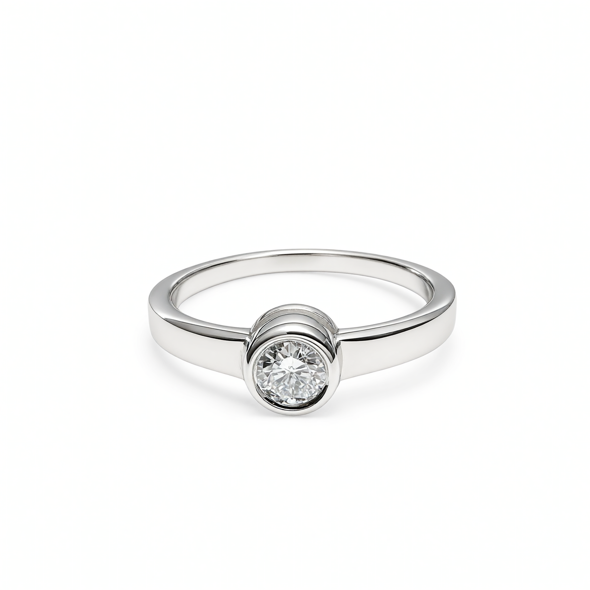 0,25CT RONDE SOLITAIRE RING