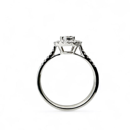 BAGUE EN OR AVEC DIAMANTS 