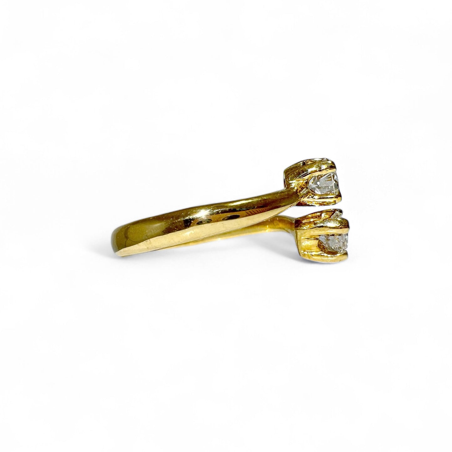 0,80 CT TOI &amp; MOI RONDE SOLITAIRE RING 