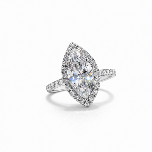 1.50 CT MARQUISE WITH SIDE DIAMONDS