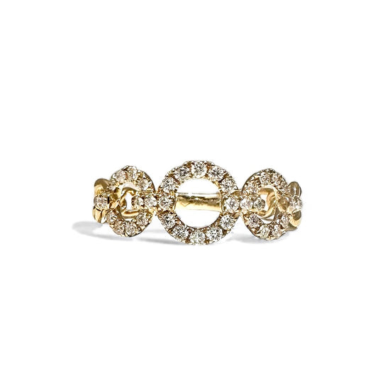 Bague circulaire en diamant 