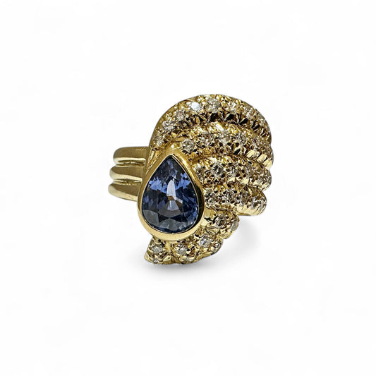 'VENICE' SAFFIER RING 