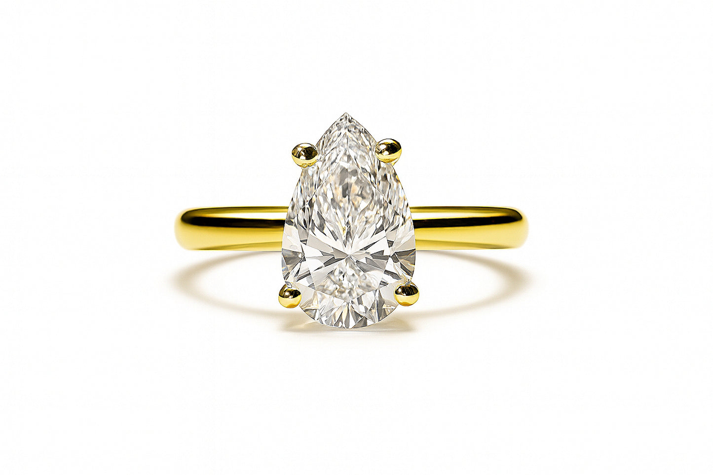 1.88 CT PEAR SOLITAIRE