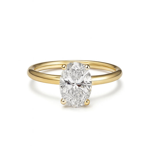 1 CT OVAL SOLITAIRE