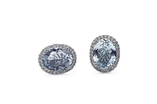 LICHTBLAUWE TOPAAS &amp; DIAMANTEN 