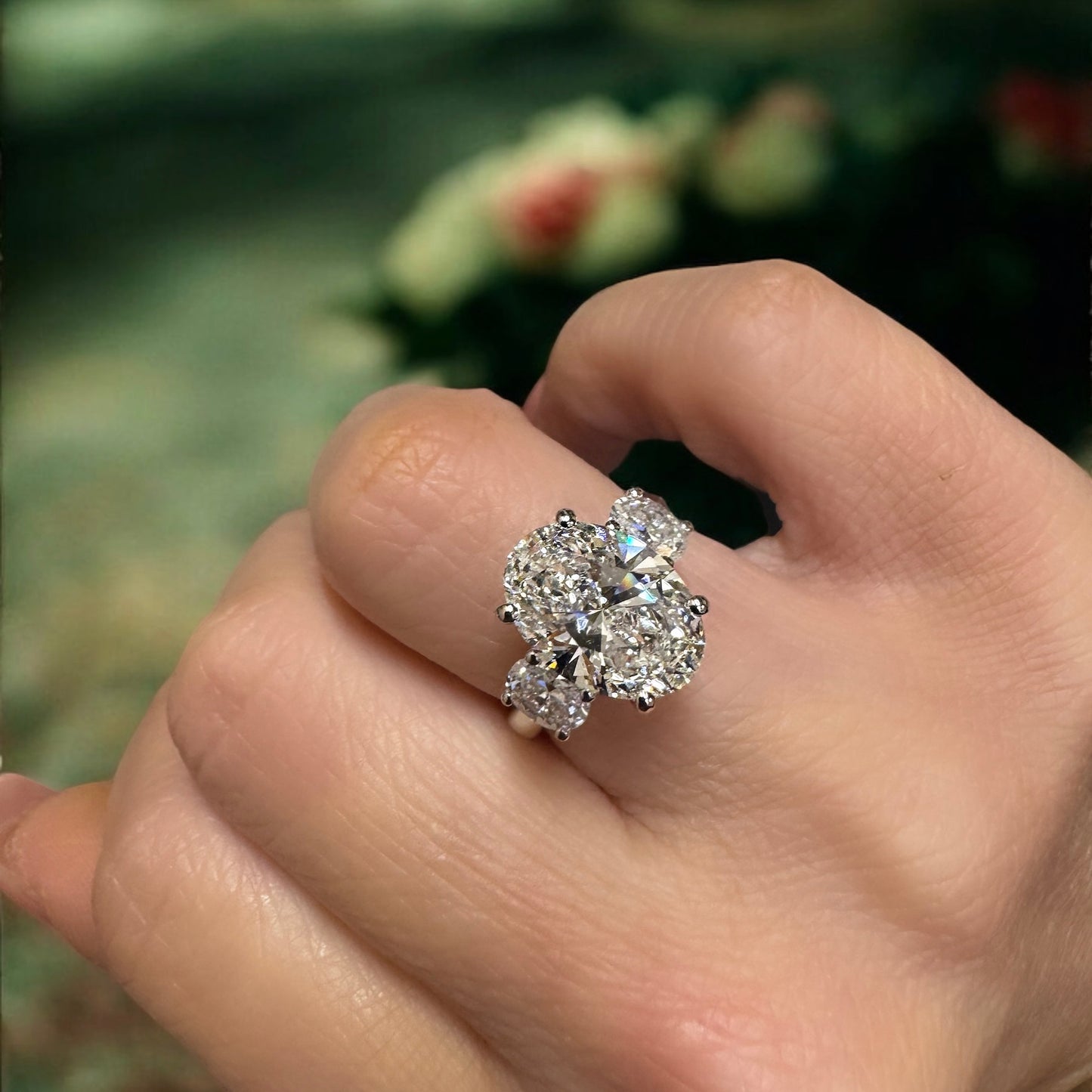 'HEIDI' OVAL SOLITAIRE RING