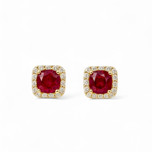 GARNET EARRINGS