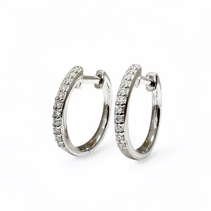 MINI DIAMOND HOOPS