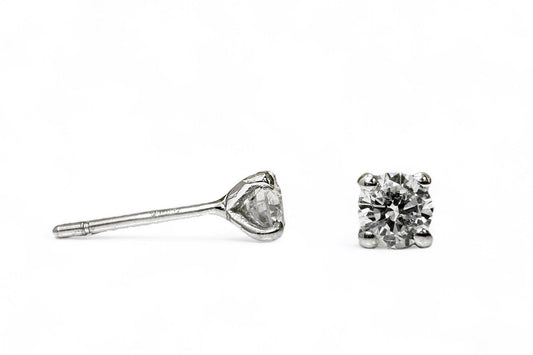 0,50 CT 4 PRONGS SOLITAIRE STUDS 