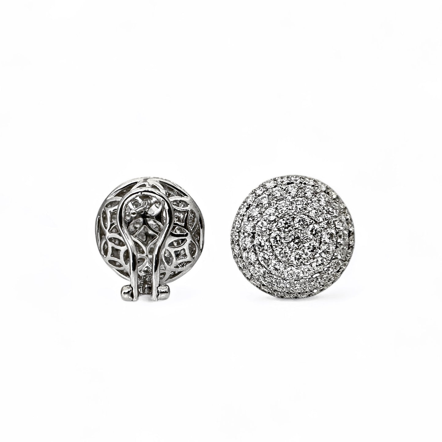 BOUCLES D'OREILLES PAVÉ 3,20 CT 