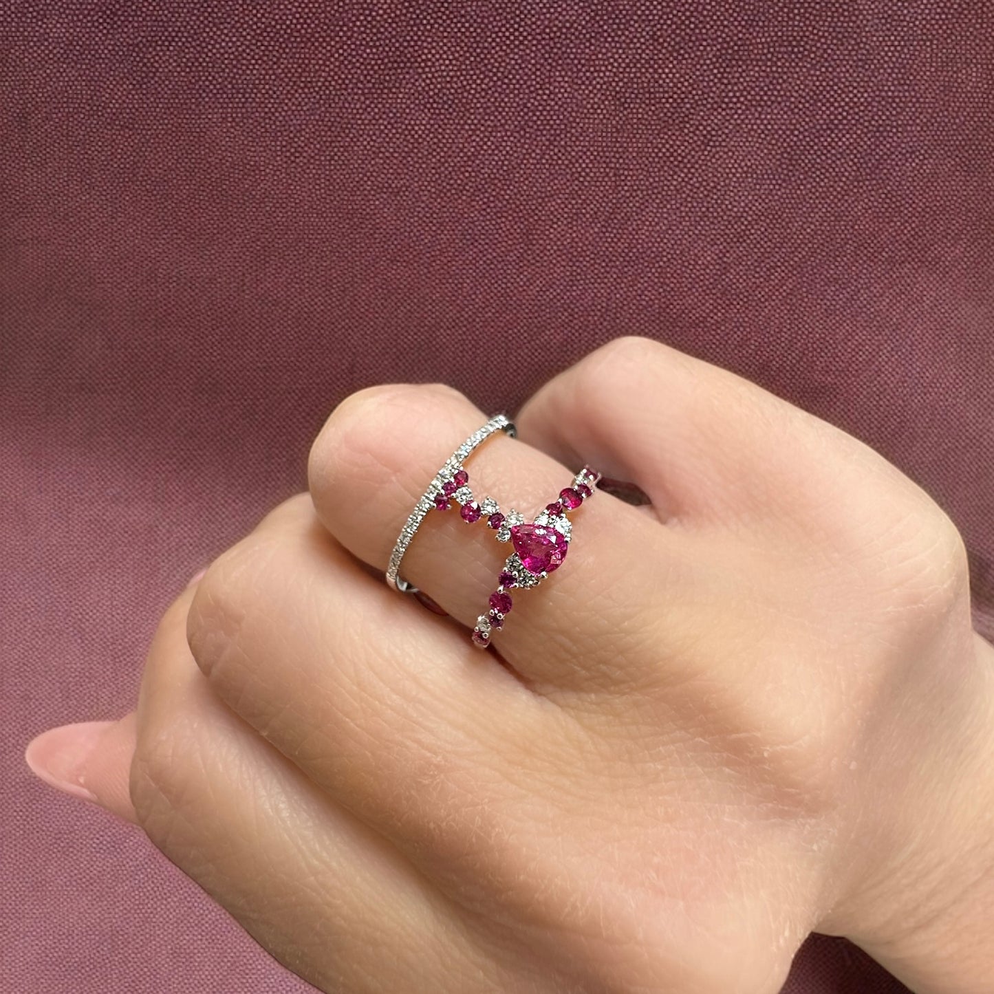 'HELENA' DIAMOND & RUBY