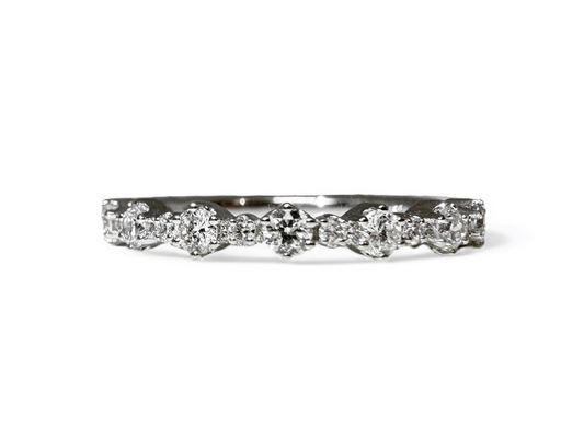 BAGUE DEMI-ÉTERNITÉ DE 0,48 CT 