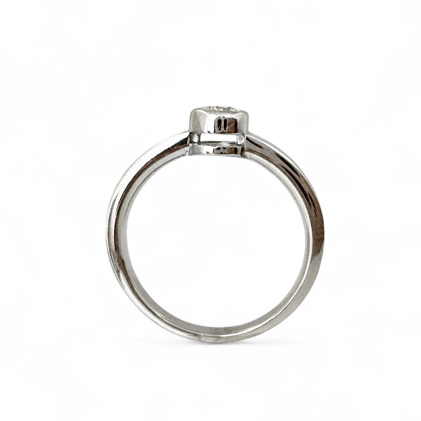0,25CT RONDE SOLITAIRE RING 