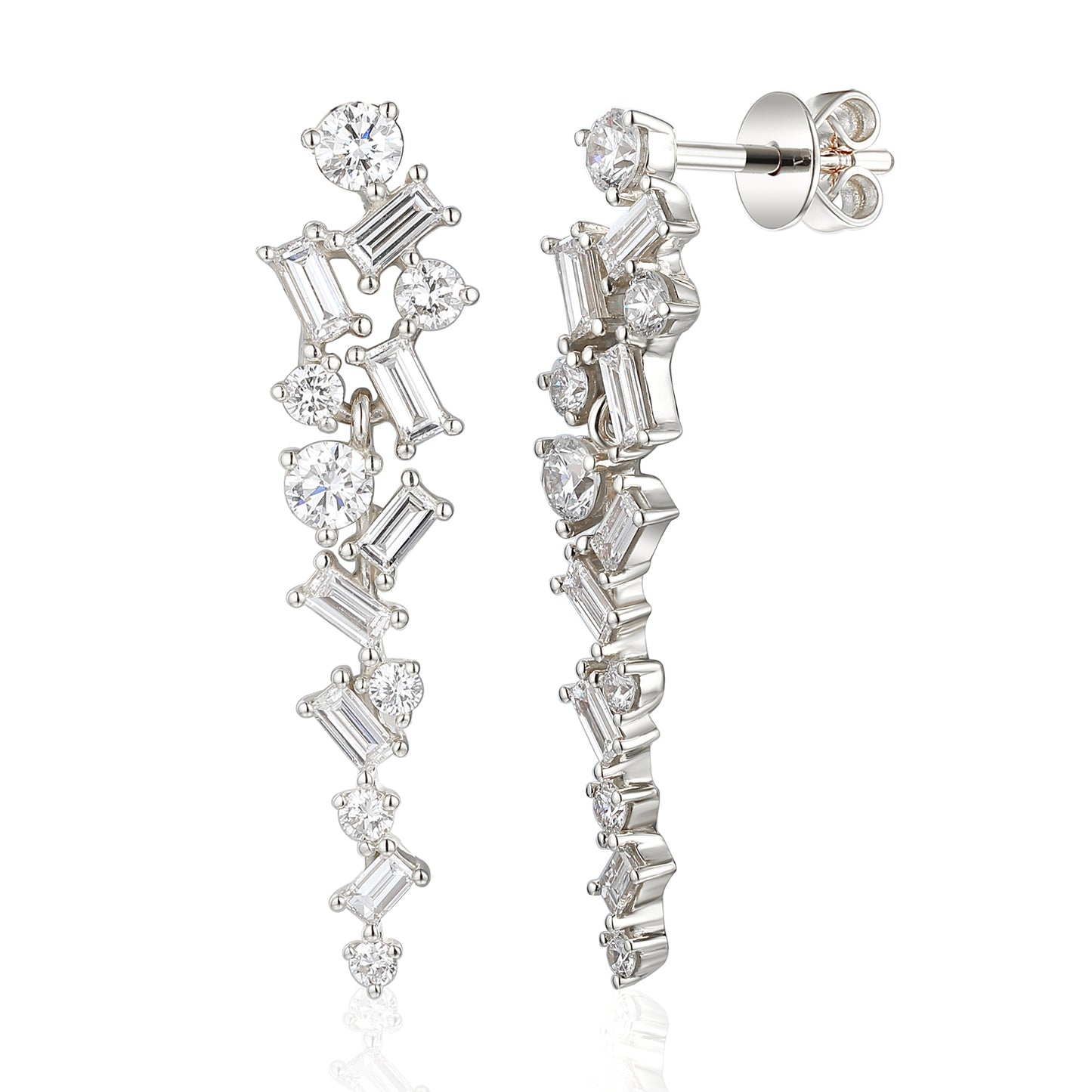 BOUCLES D'OREILLES PENDANTES MULTIFORMES 