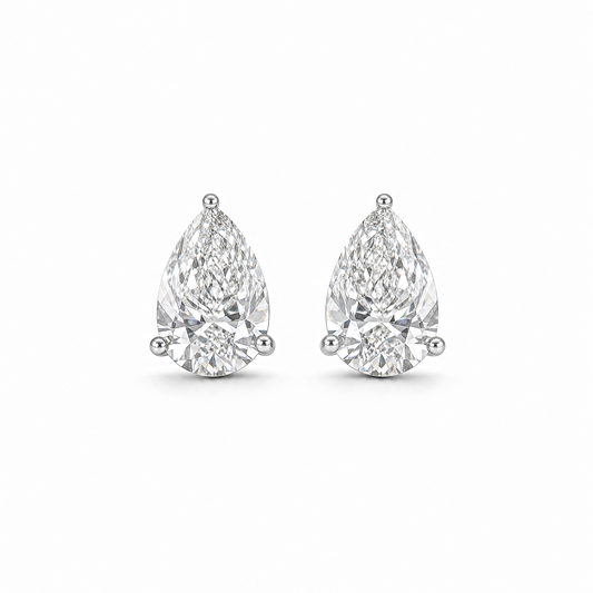 PEAR STUD EARRINGS