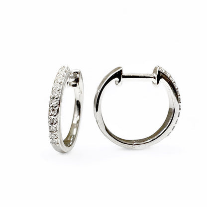 MINI DIAMOND HOOPS