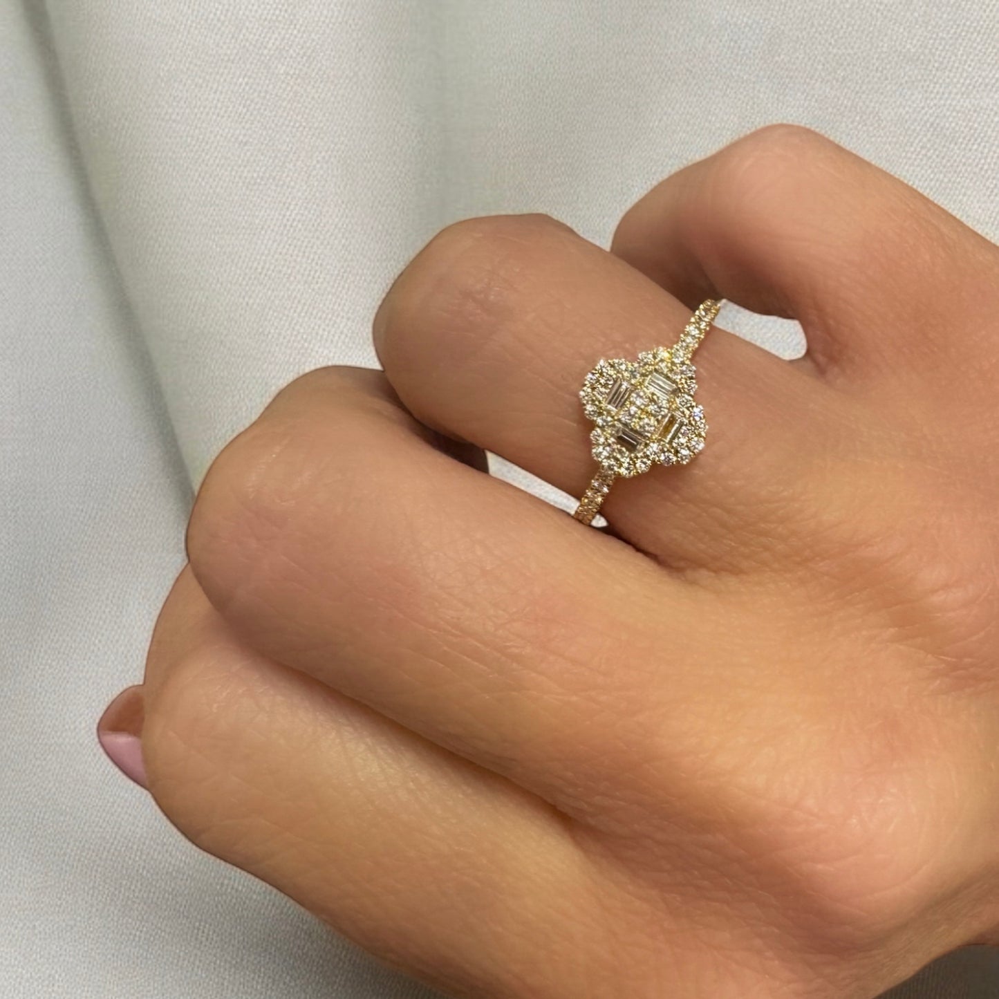 BAGUE FLEUR NINA 