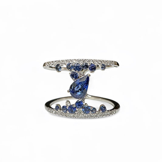 'VALERI' SAPPHIRE & DIAMONDS