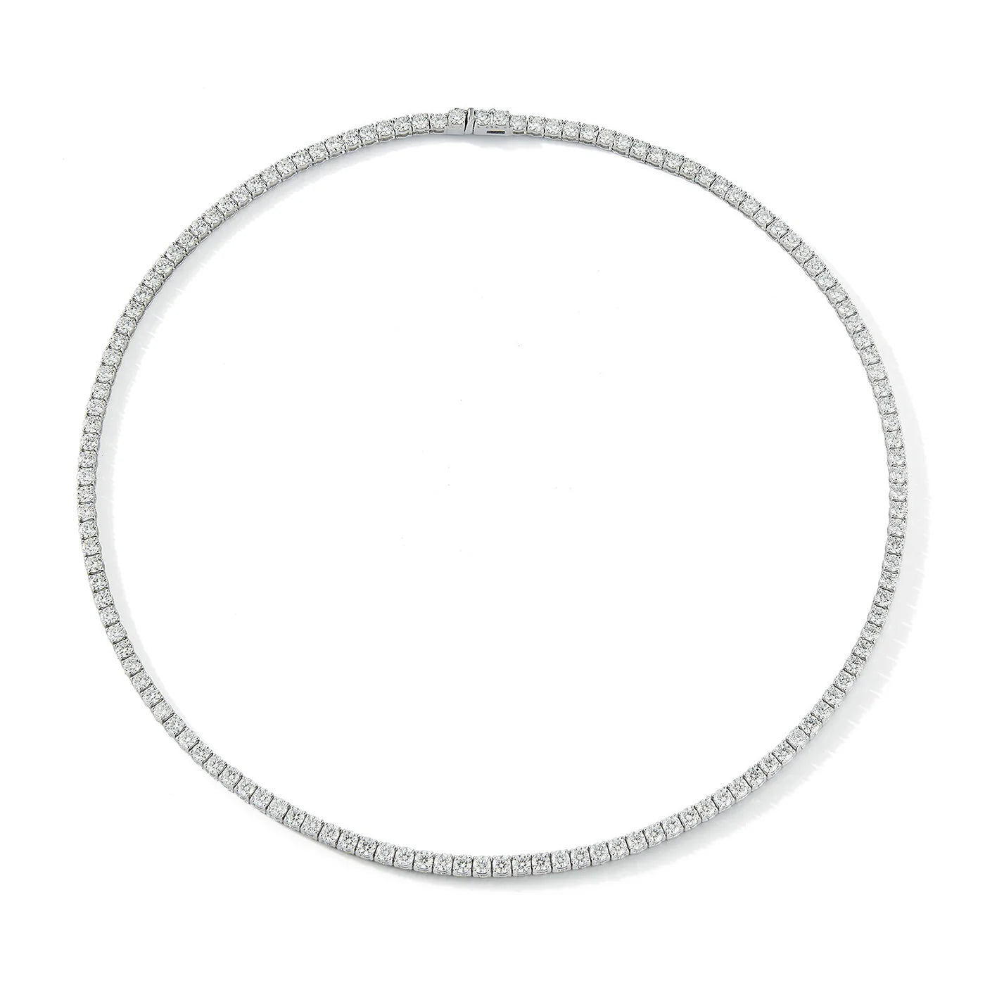 21.60 CT's TENNIS NECKLACE