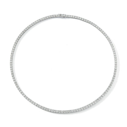 21.60 CT's TENNIS NECKLACE