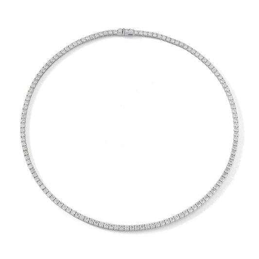 21.60 CT's TENNIS NECKLACE