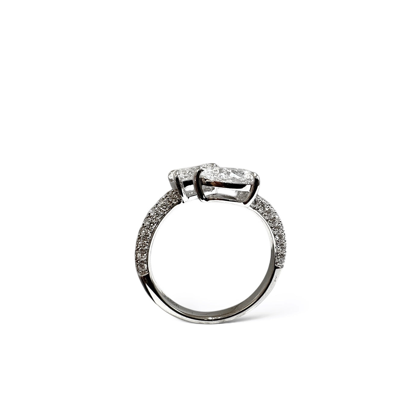 BAGUE POIRE &amp; OVALE 