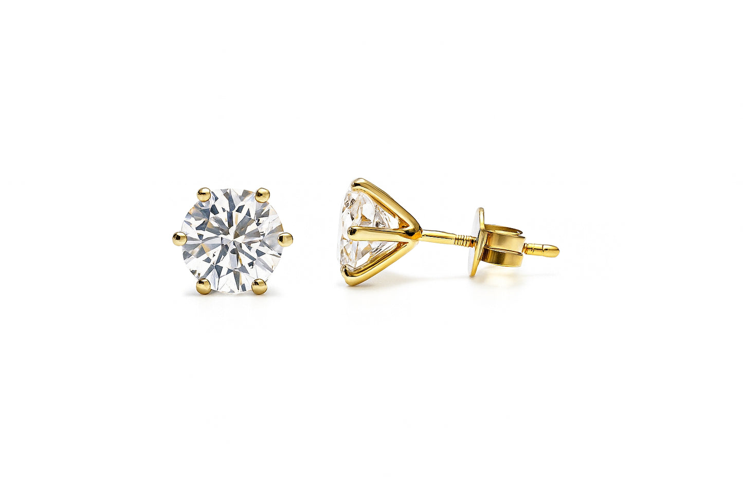 2.65 CT SOLITAIRE STUDS