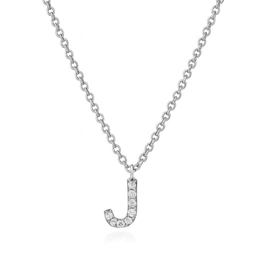 DIAMOND INITIAL NECKLACE
