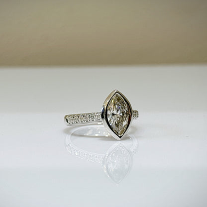 Bague Diamant Marquise (LG)