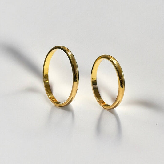 2mm klassieke trouwringen 