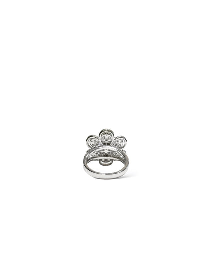Bloem diamanten ring 