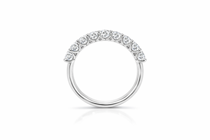 OVAL HALF ETERNITY BAND