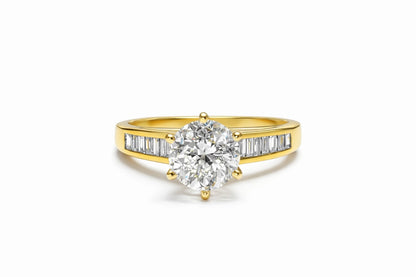 ROUND CUT SOLITAIRE RING