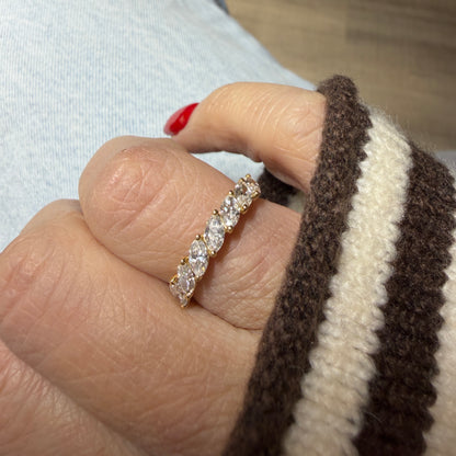 MARQUISE ETERNITY RING