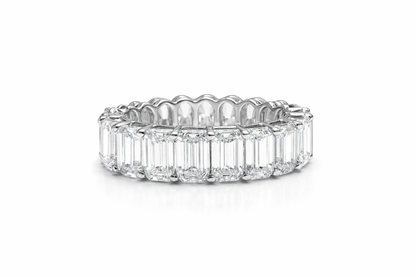 EMERALD & OVAL FULL ETERNITY