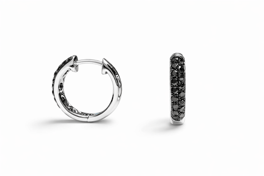 BLACK DIAMONDS HOOPS