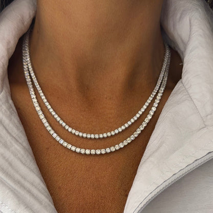 12.50 CT's TENNIS NECKLACE