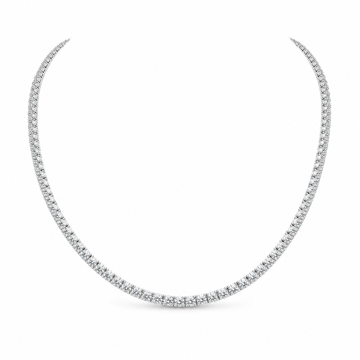12.50 CT's TENNIS NECKLACE
