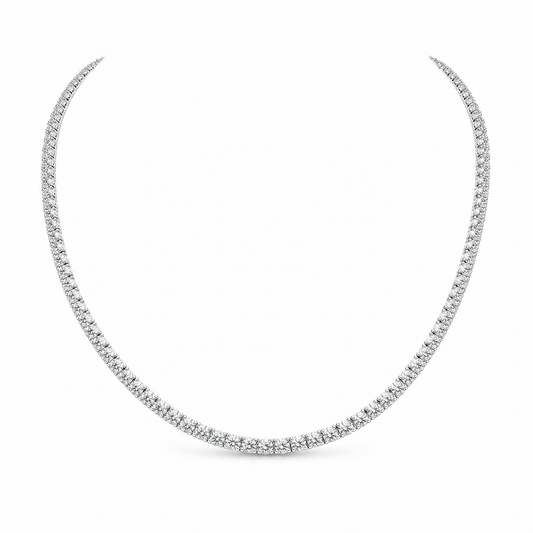 12.50 CT's TENNIS NECKLACE