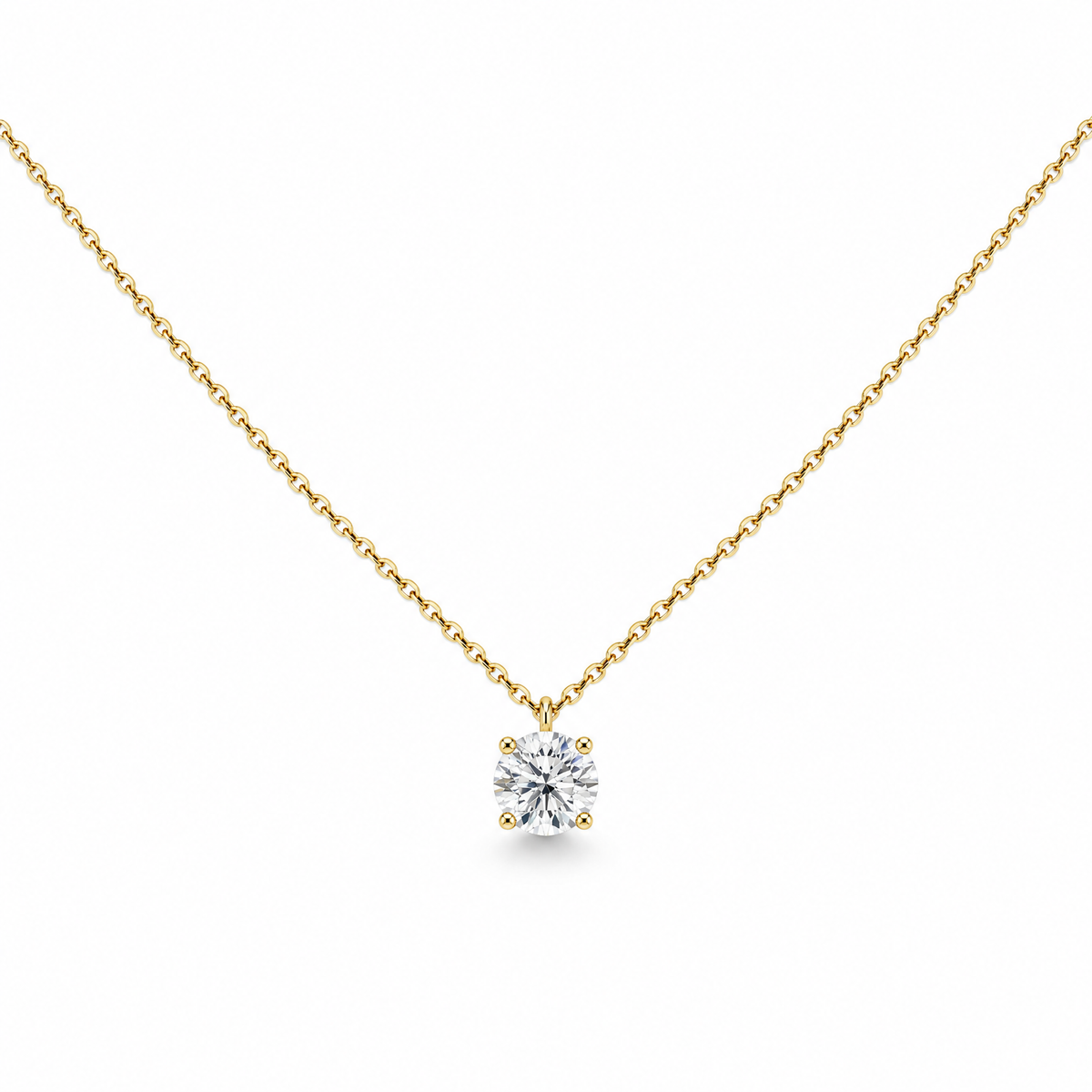 1.10 CT SOLITAIRE NECKLACE